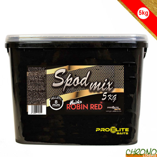 Pro Elite Baits Gold Spod Mix Pellets Robin Red 5kg