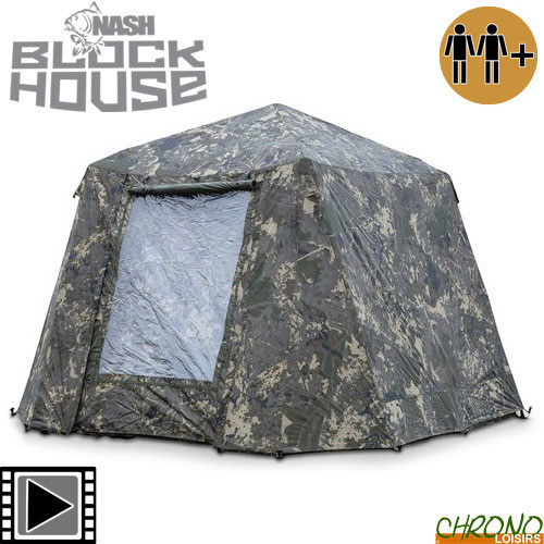 Bivvy Nash BlockHouse Camo Pro 2 personas (Sólo Doble Capa)