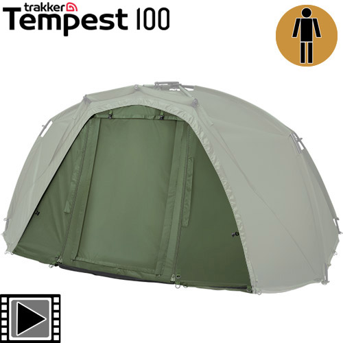 Abri Trakker Tempest 100 Brolly 1 place (Façade Avant seule)
