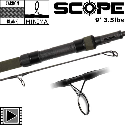 Canne Nash Scope OPS 9' 3.5lbs full Olive Duplon