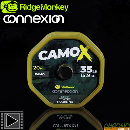 RidgeMonkey Connexion CamoX Stiff Coated 20m