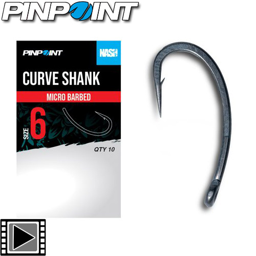 Hameçon Nash Pinpoint Curve Shank (par 10)