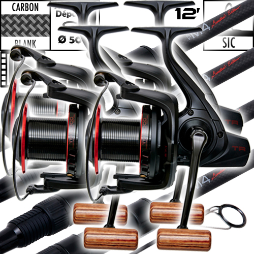 Ensemble Starbaits M4 Limited Edition 50mm 12' 3.5lbs TR 10000 (les 4)