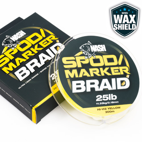 Nash Spod & Marker Braid Hi Viz Yellow 0.18mm 300m