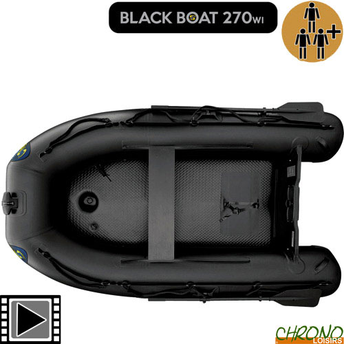 Carp spirit black boat 270wi inflatable floor – Chrono Carp ©
