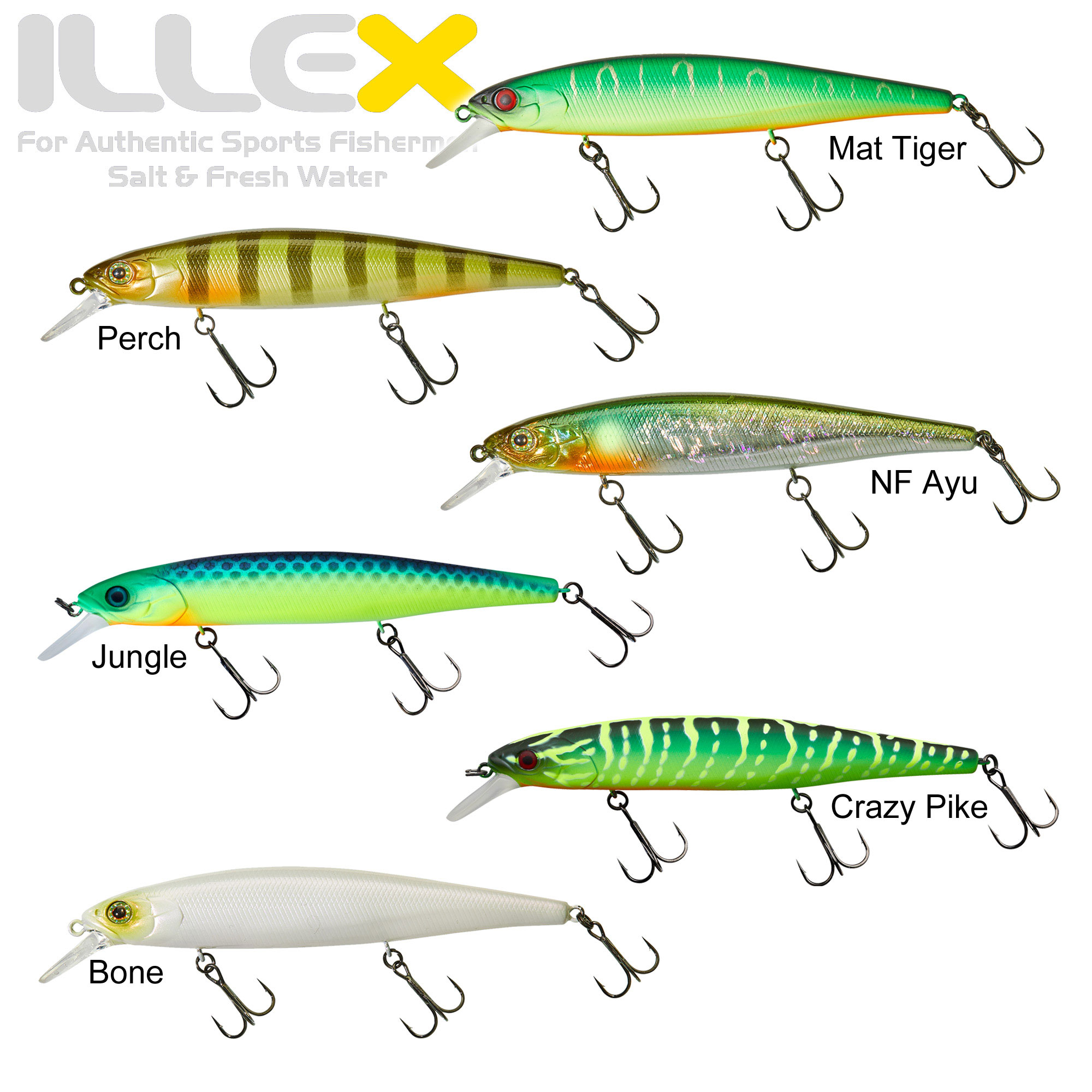 Leurre Mag Squad 115 F Illex 11.5cm 15.5g
