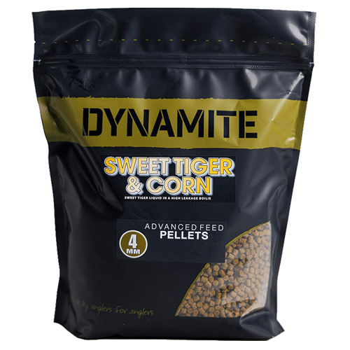 Pellets Dynamite Baits Sweet Tiger & Corn 900g