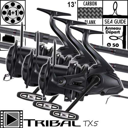 Ensemble Shimano TX-5B Carp Intensity 13' 3.5lbs Ultegra 14000 XTE (les 3)