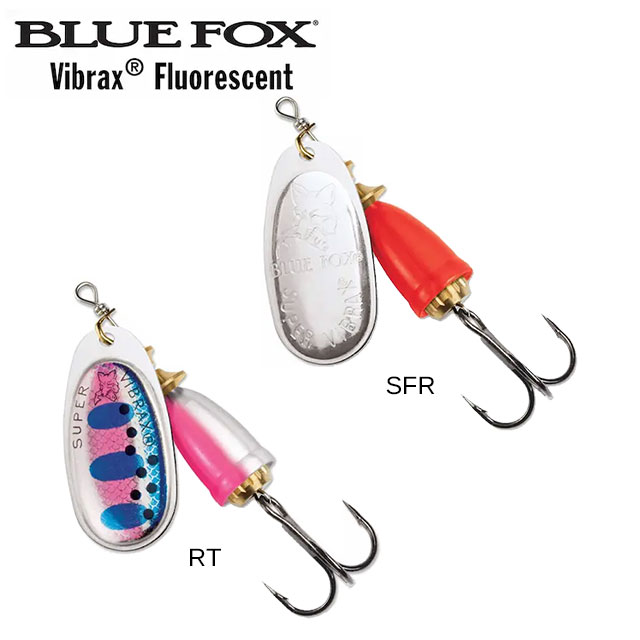 Leurre Vibrax Fluo Blue Fox 1 4g