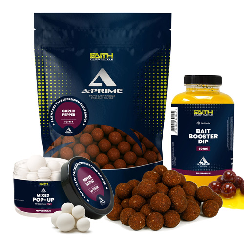 Pack Appâts Faith A-Prime Garlic Pepper 16mm 1kg