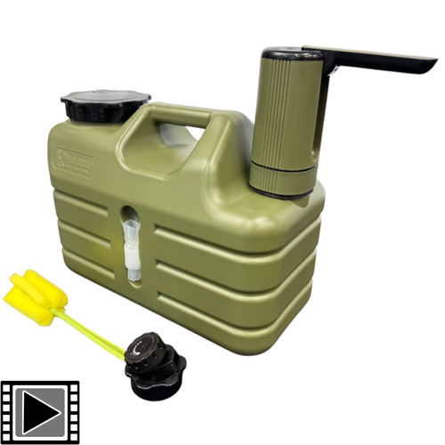 Kit Robinet Holdcarp Smart Rechargeable Tap + Bidon Water Carrier 11L