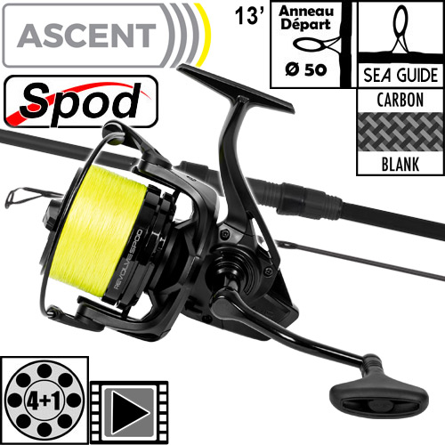 Ensemble Avid Carp Ascent Spod 50mm 13' 5.5lbs Full Shrink Revolve Spod/Marker