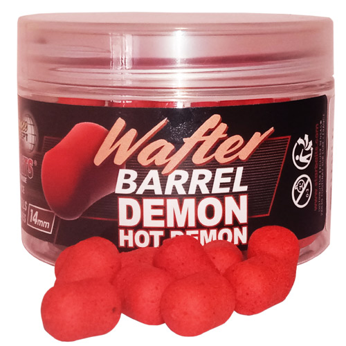 Bouillette Demon Wafter Barrel – 50 G, Diamètre 14 Mm, Appât Pour Pêche Sportive