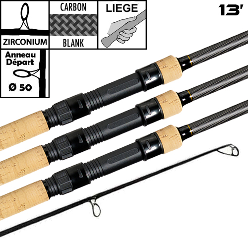 Canne Pro Elite Tatsuki 50mm 13' 3.5lbs Full Cork (les 3)