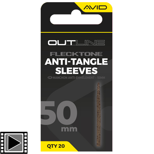 Anti Tangle Avid Carp Outline Flecktone Sleeve (par 20)
