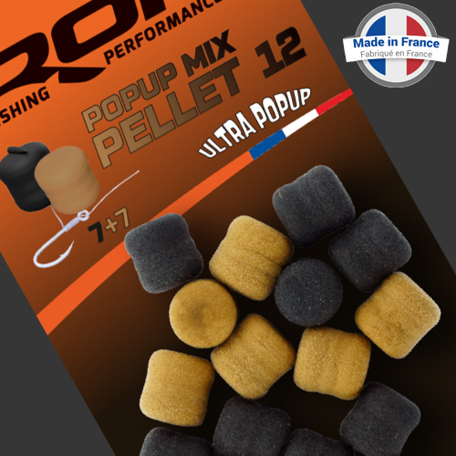 Pellet Rok Flottant Brown + Black 12mm (par 14)