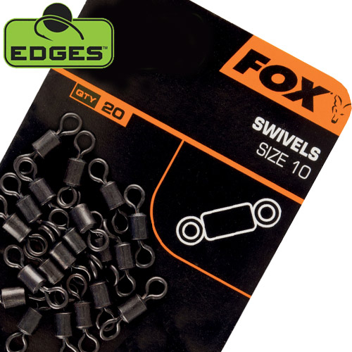 Fox Edges Standard Emerillón Tamanho 10 (por 20)