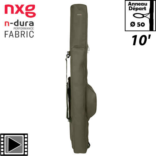 Trakker NXG 3 Rod Padded Sleeve 3 hengels 10'
