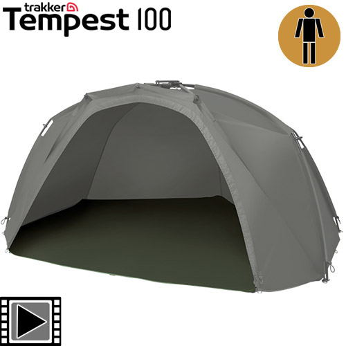 Abri Trakker Tempest 100 Brolly 1 place (Tapis de Sol seul)