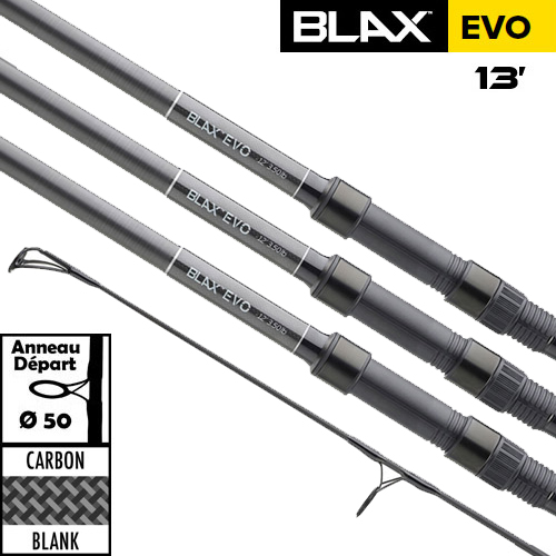 Canne Carp Spirit Blax Evo 50mm 13' 3.5lbs (les 3)