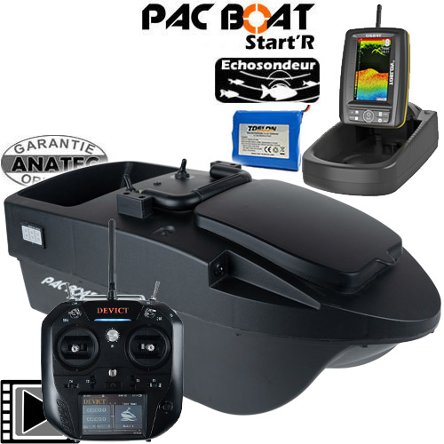 Bateau Amorceur Anatec Pac Boat Start'R Black DE-SR07 Echo TF520 B