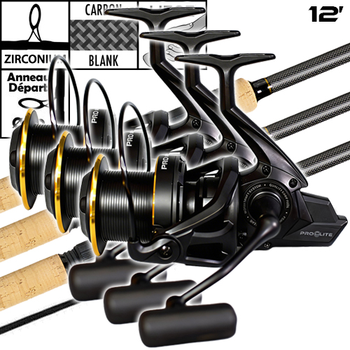Canne Pro Elite Tatsuki 50mm 12' 3.25lbs Full Cork 14000 FX (les 3)
