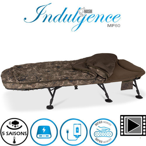 Nash MF60 Indulgence SS3 MKII Bedchair 6 Beine 5 Season