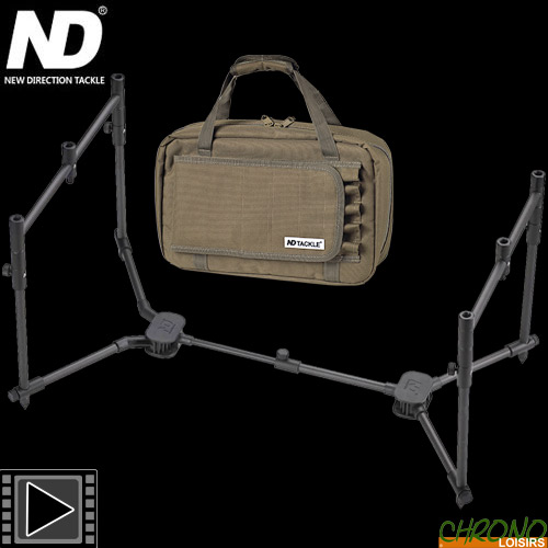 New Direction Tackle Rod pod (3 rods) for carp Fishing