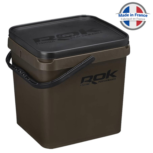 ROK Complete Square Bucket Brown Green 17L