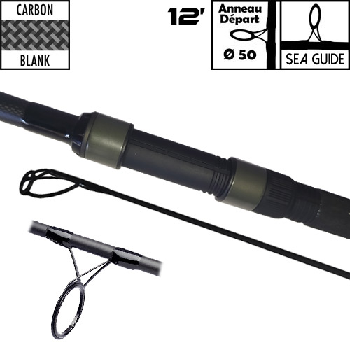 Canna da carpa Daiwa Emblem 50mm 12' 3,5 libbre