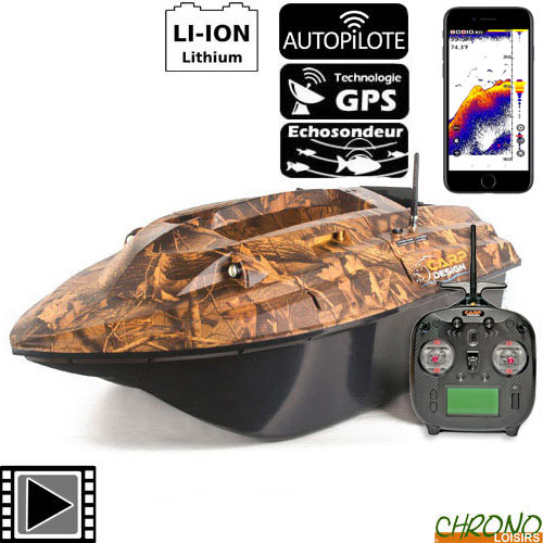 Bateau Amorceur CarpOn Invader Echo + GPS - Carptour