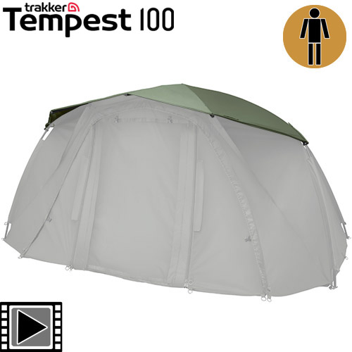 Abri Trakker Tempest 100 Brolly 1 place (Casquette Skull Cap seule)