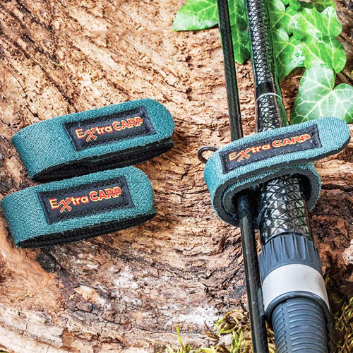 Extra Carp Néoprène Rod Band 21cm Fissazione Canna (per 2)