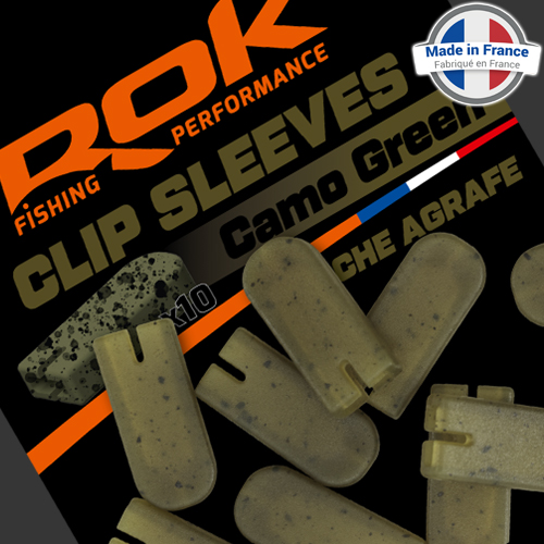 ROK Clip Sleeve Camo Green (x10)