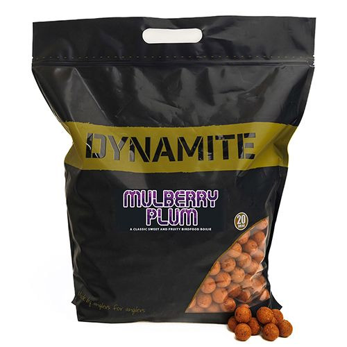 Bouillettes Dynamite Baits Mulberry Plum 20mm 1.8kg