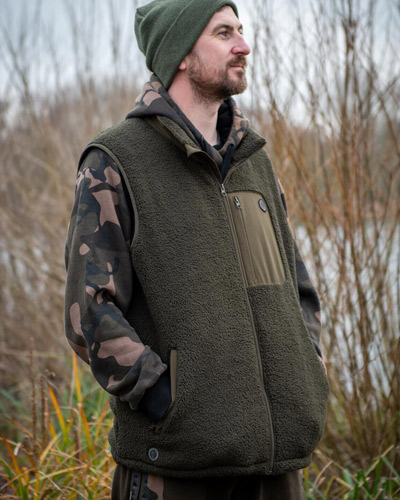 Gilet sans Manches Fox Olive Sherpa Hybrid - description 02