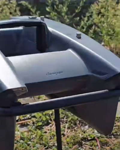 Support Bateau Bait Boat Pod Inox Noir pour Deeper Spark - description 04