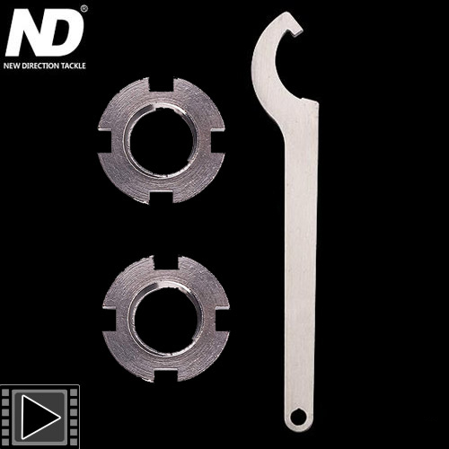 New Direction Tackle Dado Direzionale Universale (3 Pezzi) Per Allarme Morso - Compatibile Con Qualsiasi Segnalatore, Spessore 4mm - 5