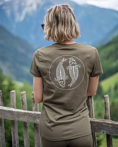 T-Shirt Korda Women Mandala Dark Olive - description 04