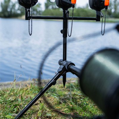 Fox Black Label QR 3 rod Compact Complete Pod Carp Fishing Rod Pod
