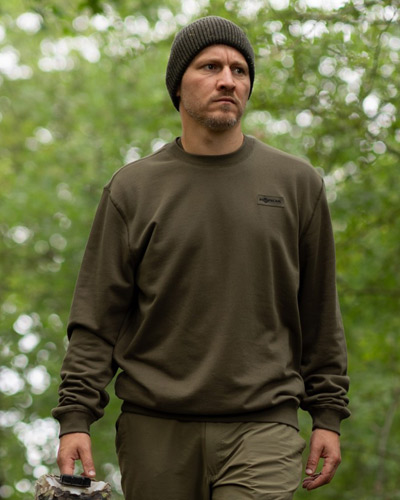Sweat Korda Patch Crewneck Dark Olive - description 02