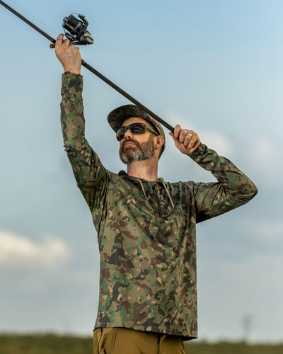 T-Shirt à Manche Longues Trakker Camo UV Hooded - description 05