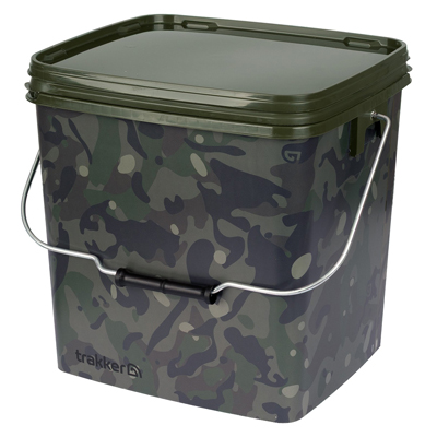 Seau Trakker Camo Square Container 13L avec Insert - description 01