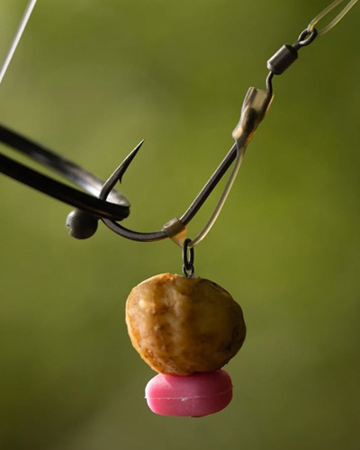 Adaptateur Korda Spinner D Rig Kickers Green/Brown (par 10) - description 02