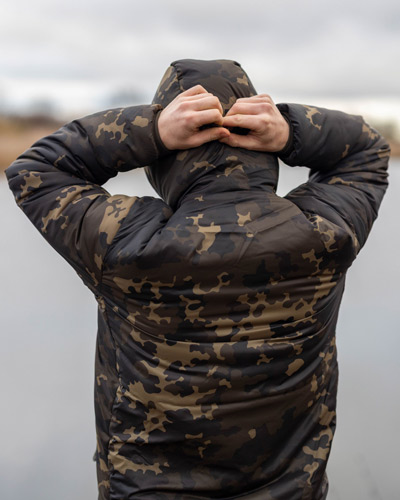 Veste Korda Insulated Hooded Jacket Dark Kamo - description 04
