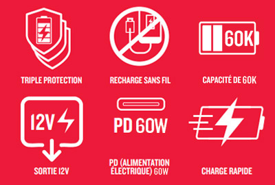 Batterie Trakker 60K Power Pack - description 05
