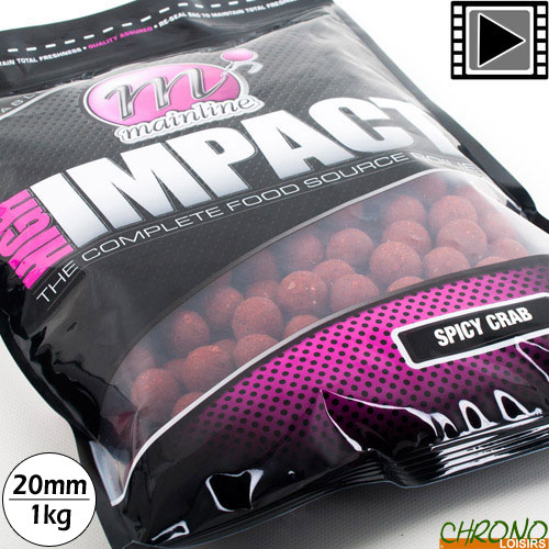 Mainline High Impact Boilies Spicy Crab Mm Kg Chrono Carpe