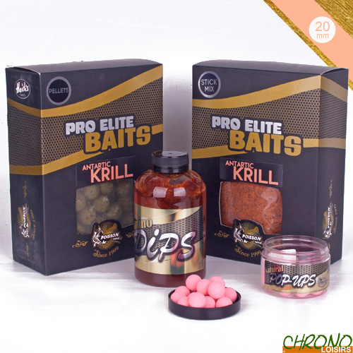 Pro Elite Baits Gold Antartic Krill Pack Chrono Carp