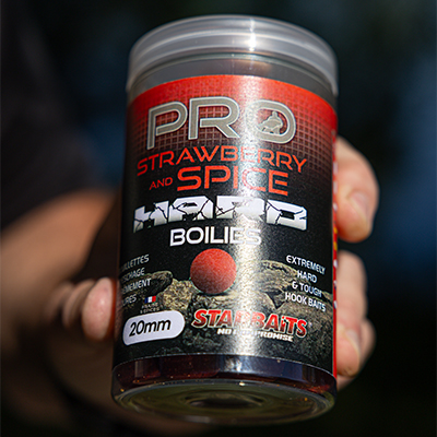 Bouillettes Starbaits Probiotic Strawberry & Spice Hard Baits 20mm 200g - description 02