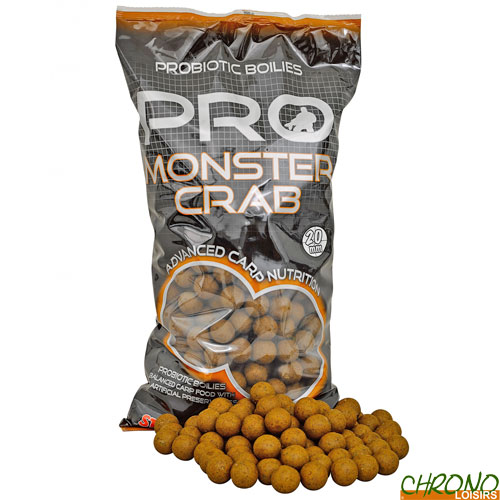 Bouillettes Starbaits Probiotic Monster Crab Mm Kg Chrono Carpe